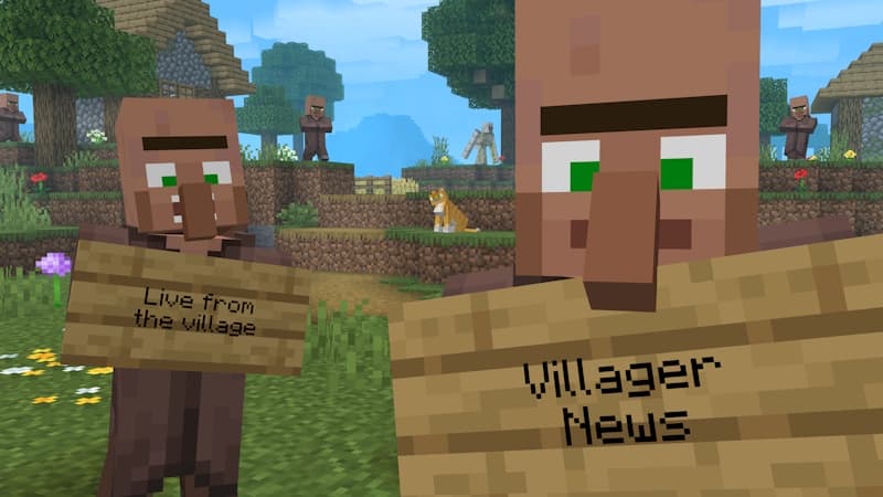 Villager News 1.0 Add-On
